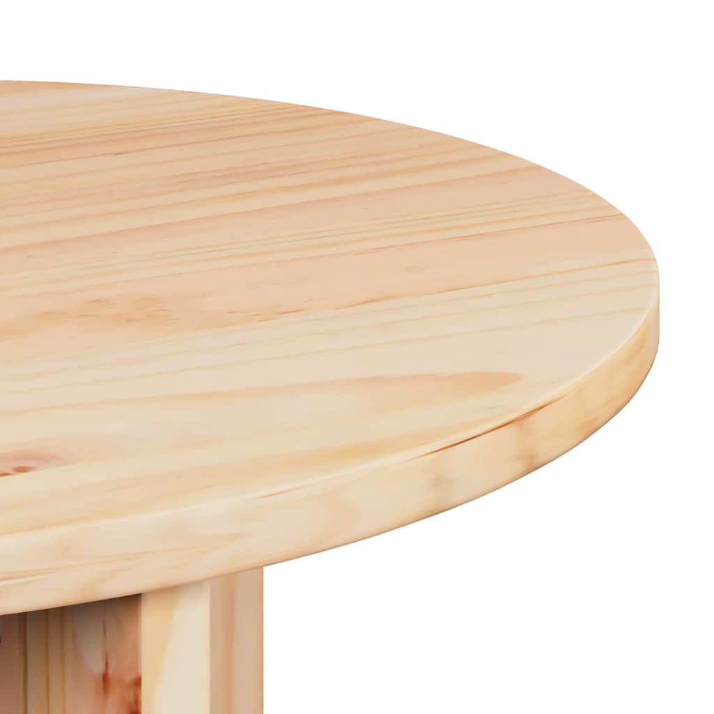Kaffebord 2 pcs Naturlig Massivt furutre