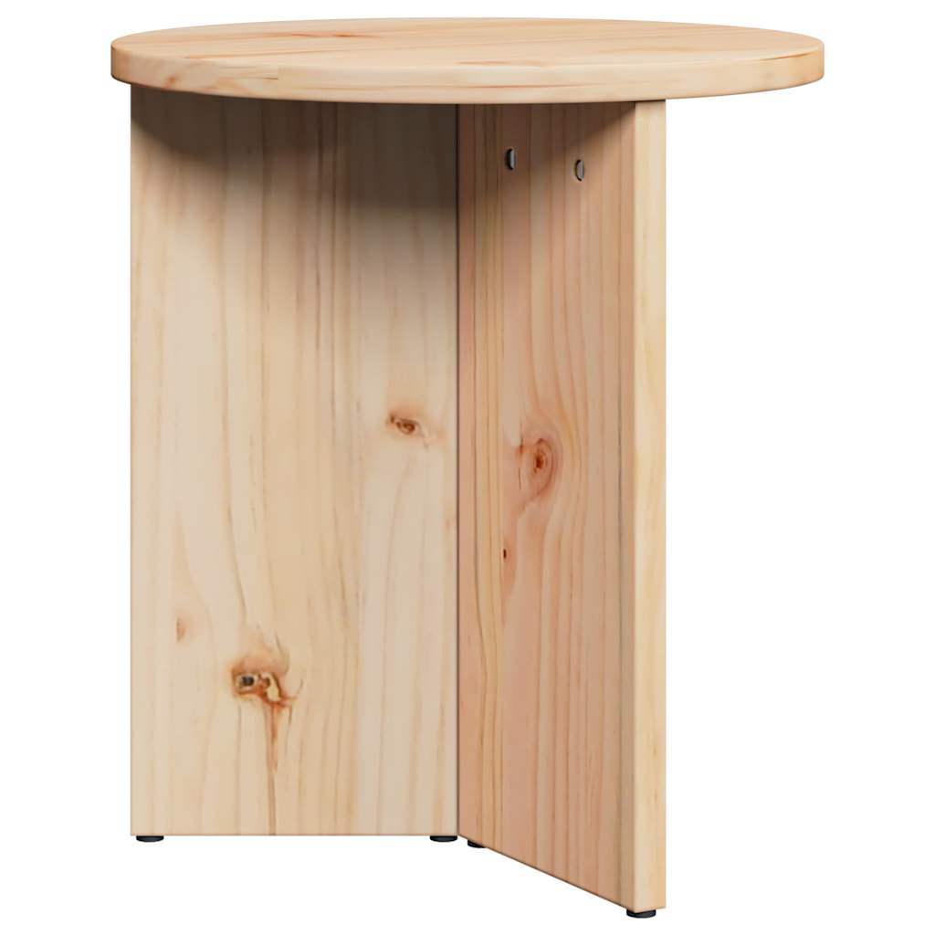Kaffebord 2 pcs Naturlig Massivt furutre
