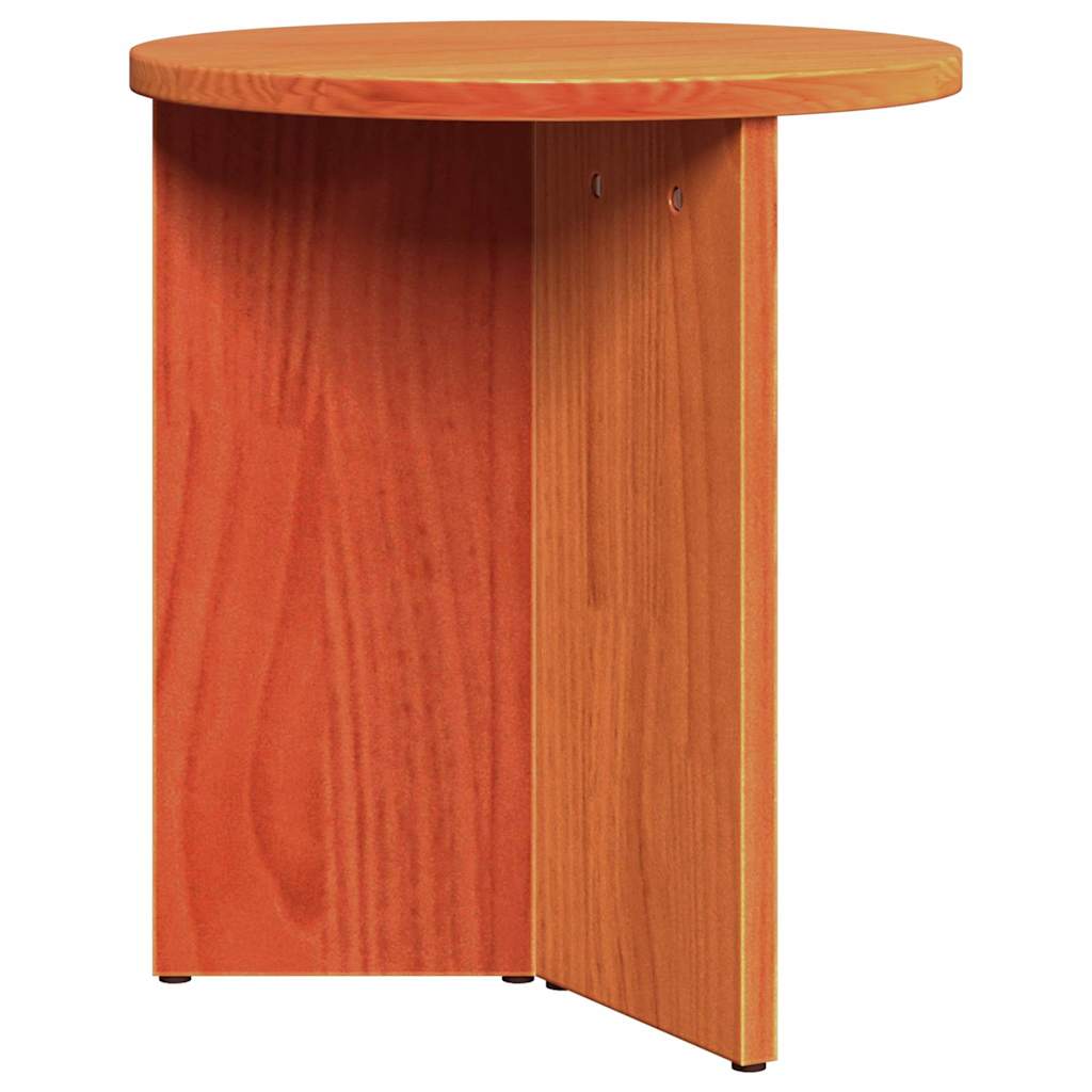 Kaffebord 2 pcs Vokset Brun Massivt furutre