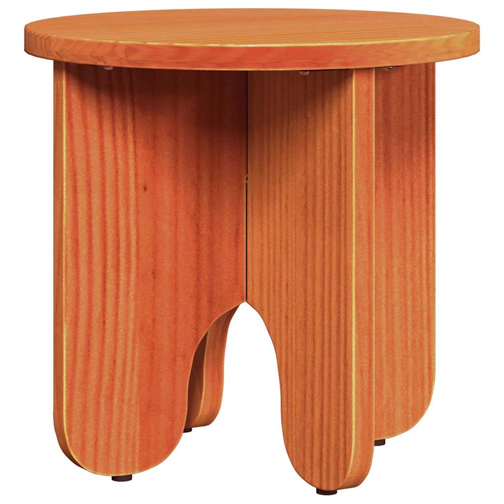 Kaffebord 2 pcs Vokset Brun Massivt furutre