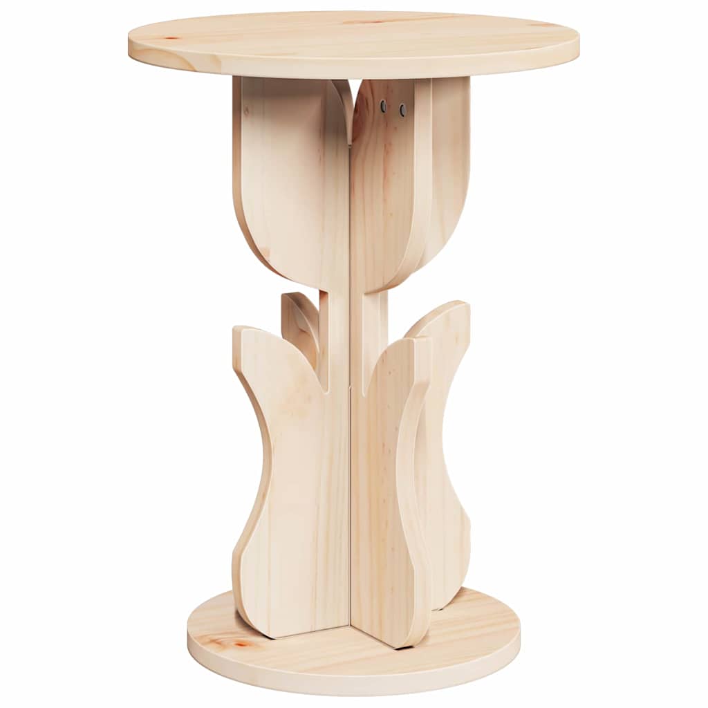Sidetabell Naturlig 39.5 x 39.5 x 53.5 cm Heltre furu