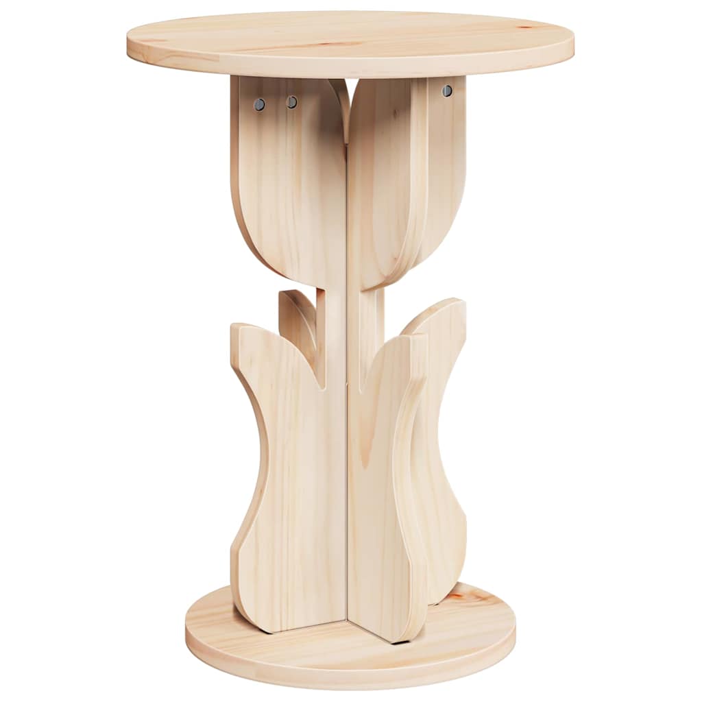 Sidetabell Naturlig 39.5 x 39.5 x 53.5 cm Heltre furu