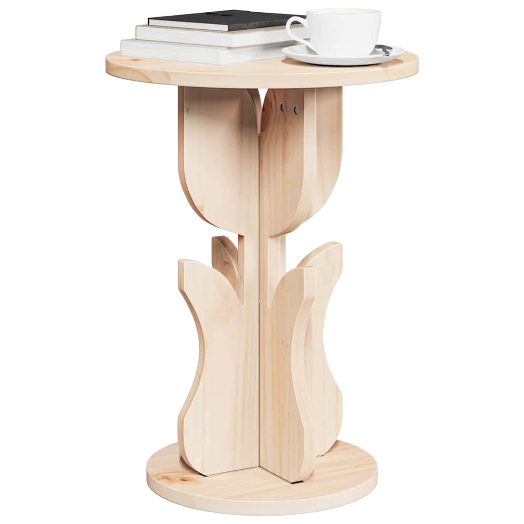 Sidetabell Naturlig 39.5 x 39.5 x 53.5 cm Heltre furu