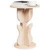 Sidetabell Naturlig 39.5 x 39.5 x 53.5 cm Heltre furu