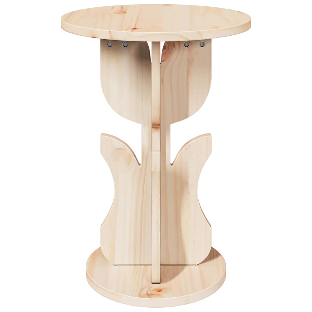 Kaffebord Naturlig 39,5 x 39,5 x 53,5 cm Heltre furu