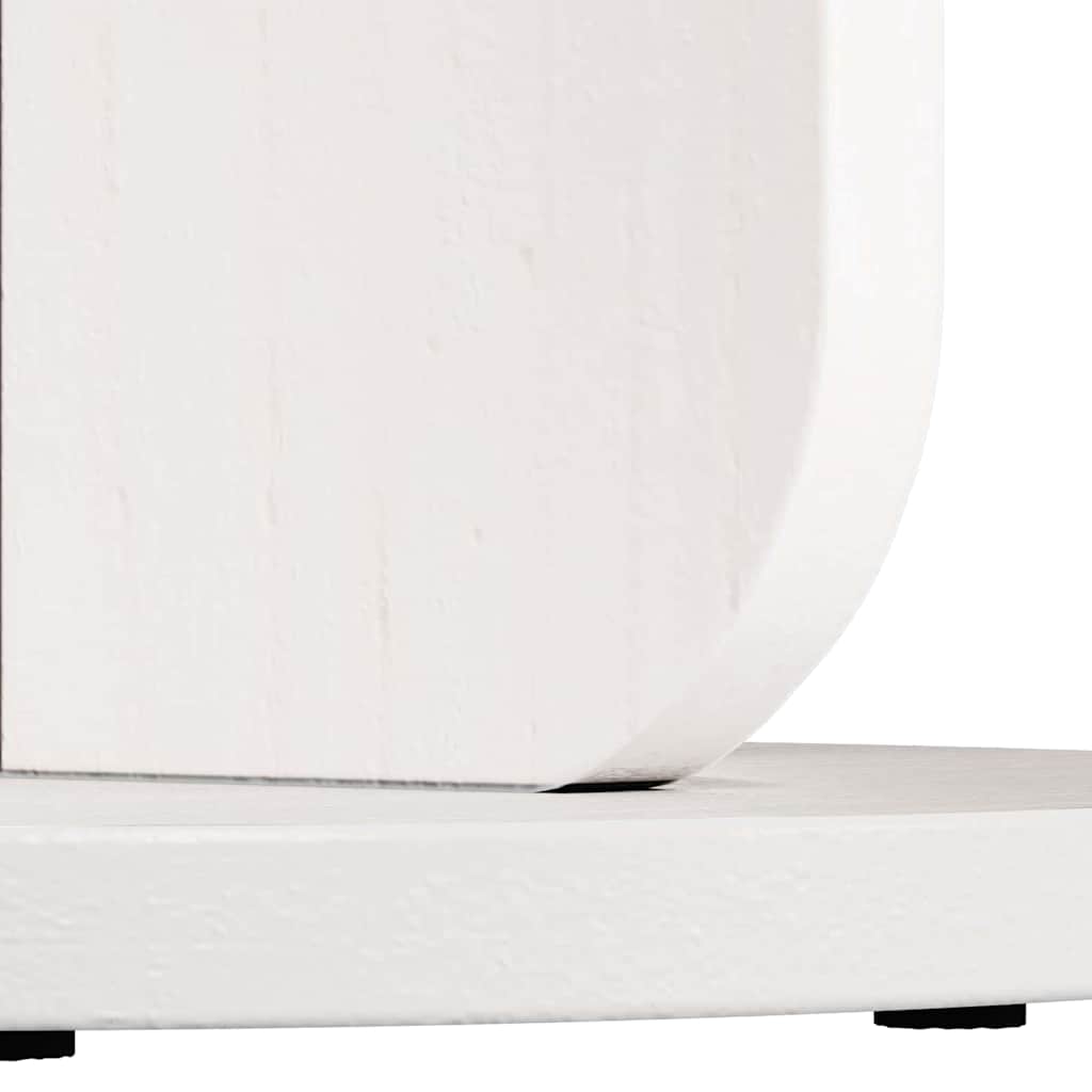 Sidetabell Hvit 39.5 x 39.5 x 53.5 cm Heltre furu