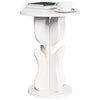 Sidetabell Hvit 39.5 x 39.5 x 53.5 cm Heltre furu