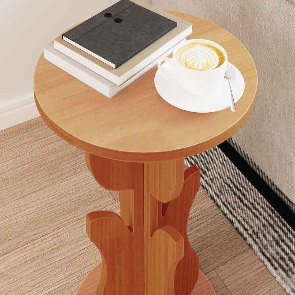 Kaffebord Vokset Brun 39,5 x 39,5 x 53,5 cm Heltre furu
