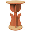 Sidetabell Voksbrun 39.5 x 39.5 x 53.5 cm Heltre furu