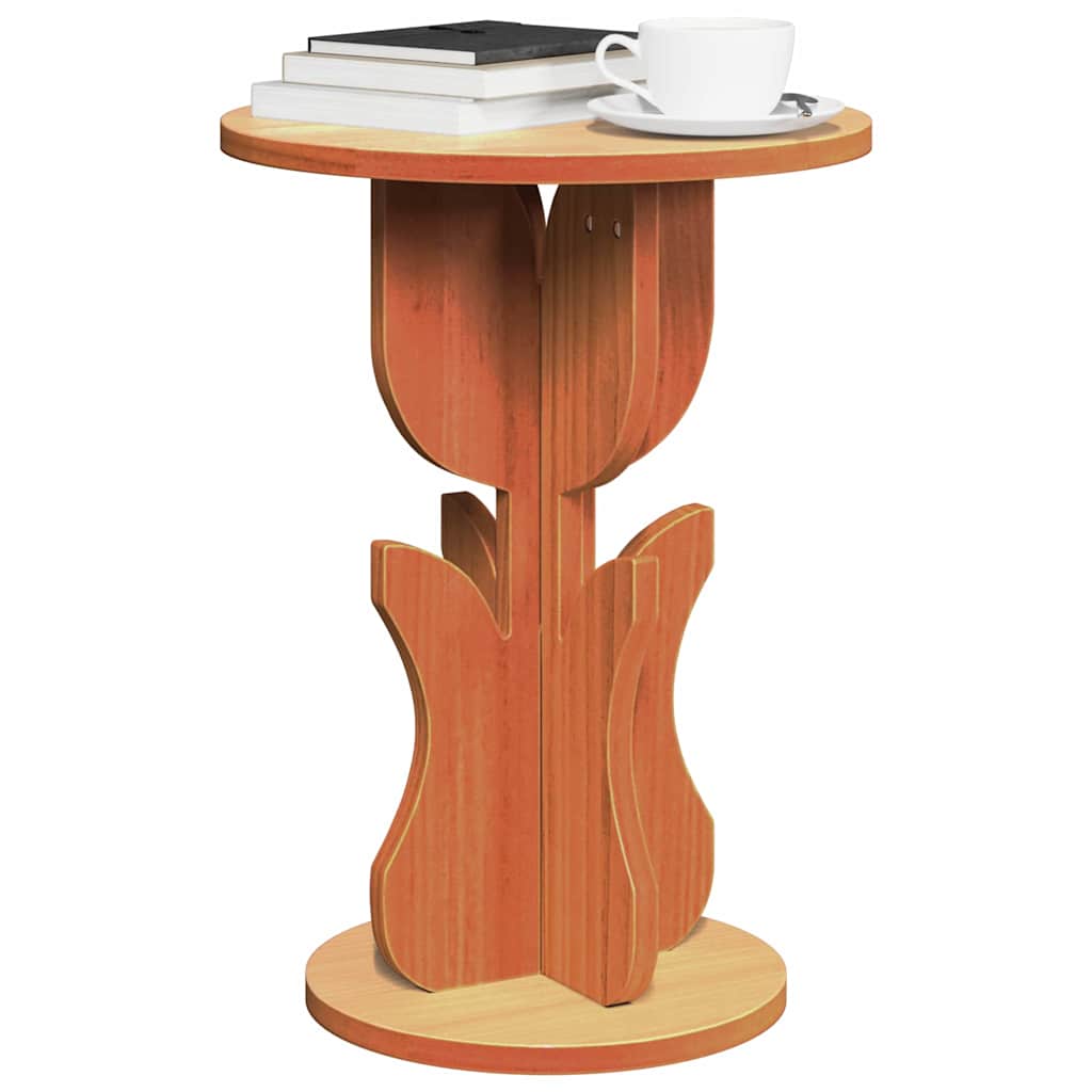 Kaffebord Vokset Brun 39,5 x 39,5 x 53,5 cm Heltre furu