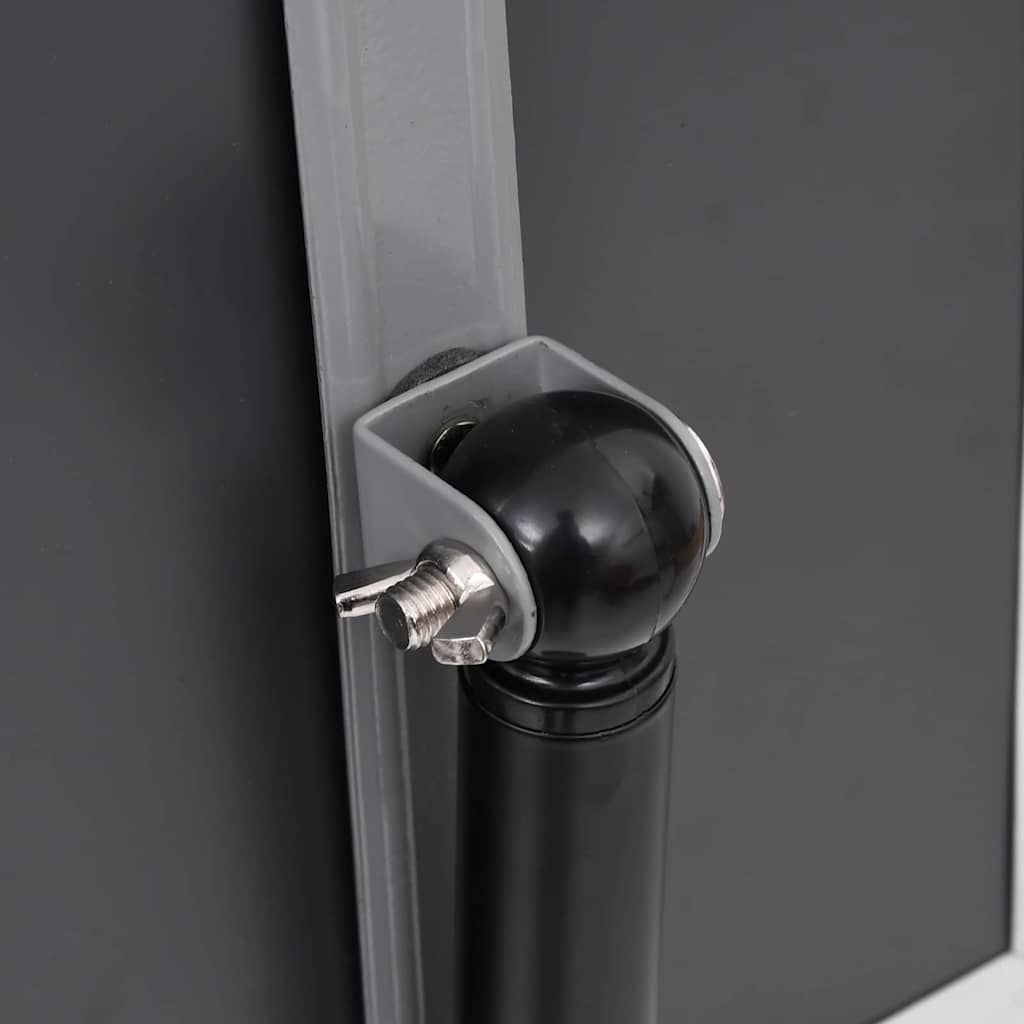 Plakatstativer 2 pcs Svart 45 x 32,7 x 108 cm Aluminium