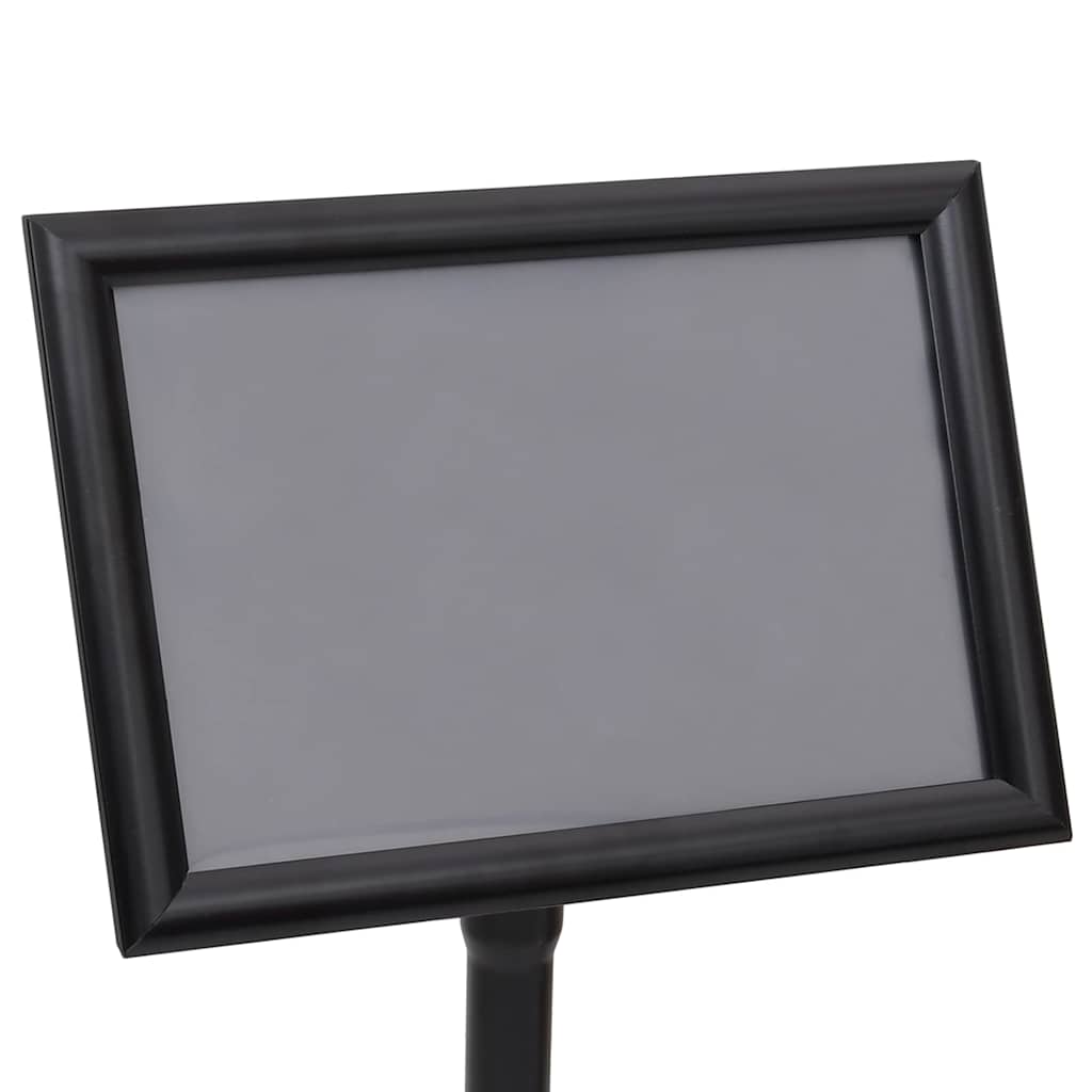 Plakatstativer 2 pcs Svart 45 x 32,7 x 108 cm Aluminium