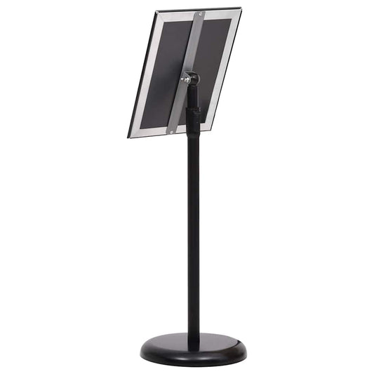 Plakatstativer 2 pcs Svart 32.7 x 24 x 108 cm Aluminium
