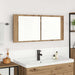 LED Speilskap Artisan Eik 100 x 12 x 45 cm Konstruert tre