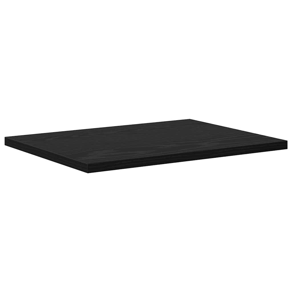 Bokhyllebrett 4 pcs Svart 40 x 30 x 1,5 cm Konstruert tre