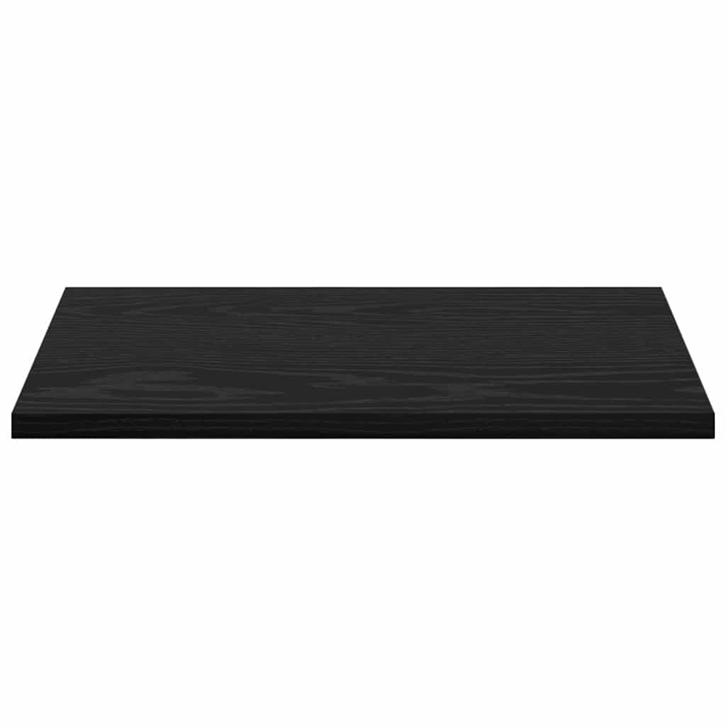 Bokhyllebrett 4 pcs Svart 40 x 30 x 1,5 cm Konstruert tre