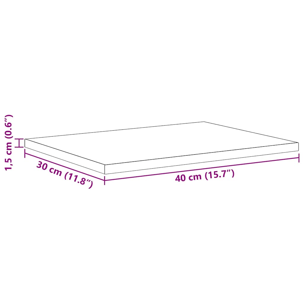 Bokhyllebrett 4 pcs Svart 40 x 30 x 1,5 cm Konstruert tre