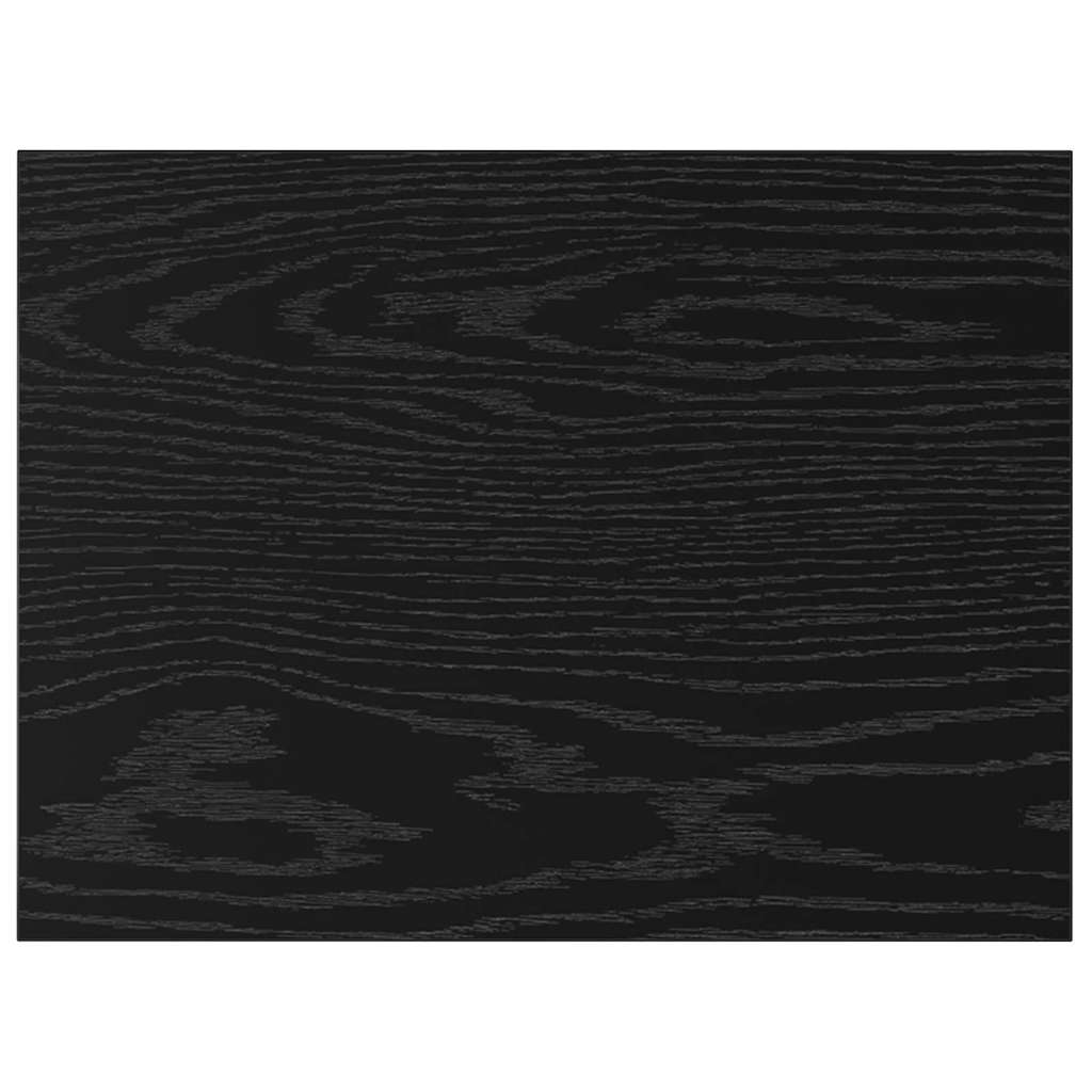 Bokhyllebrett 4 pcs Svart 40 x 30 x 1,5 cm Konstruert tre