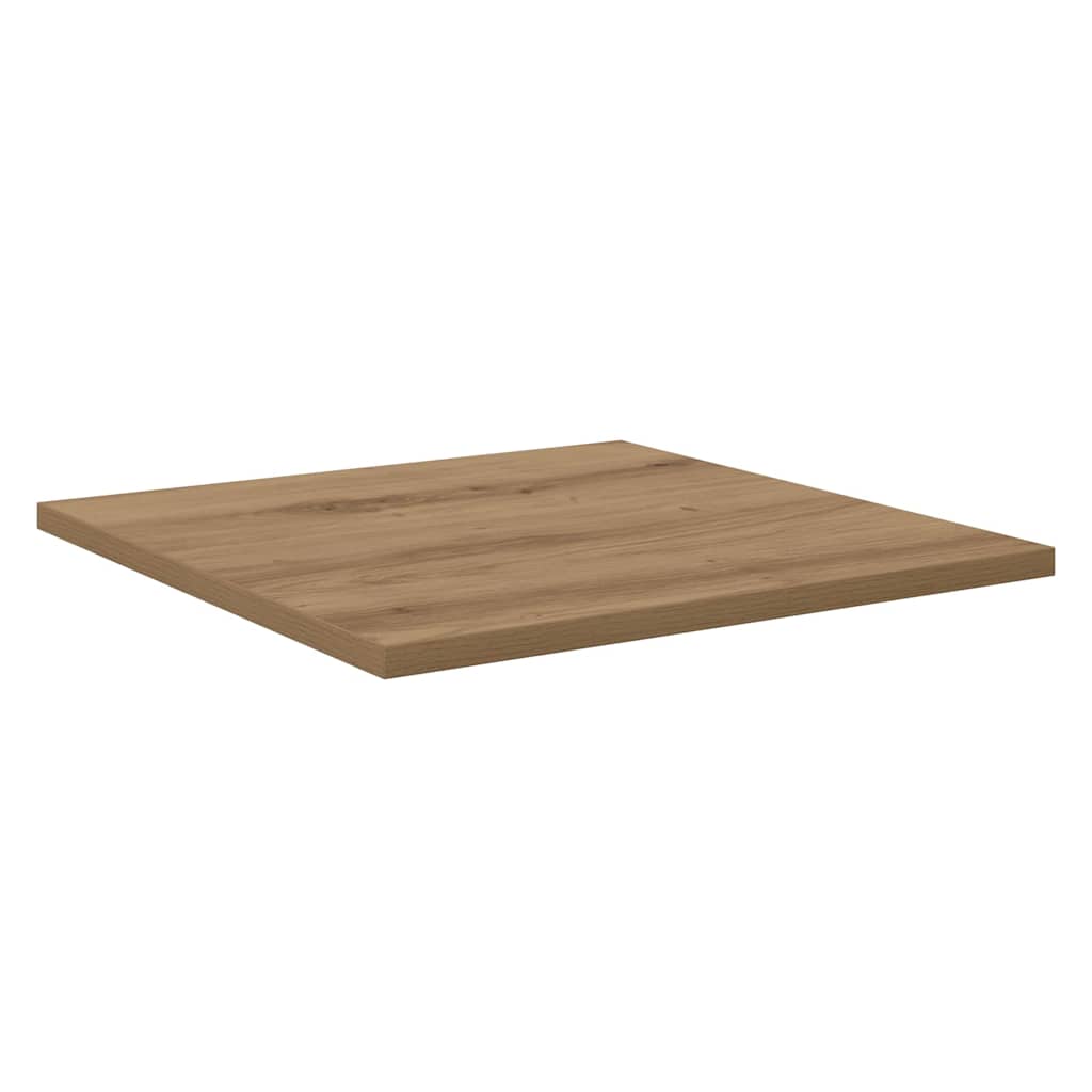 Bokhyllebrett 4 pcs Brun 40 x 40 x 1,5 cm Konstruert tre
