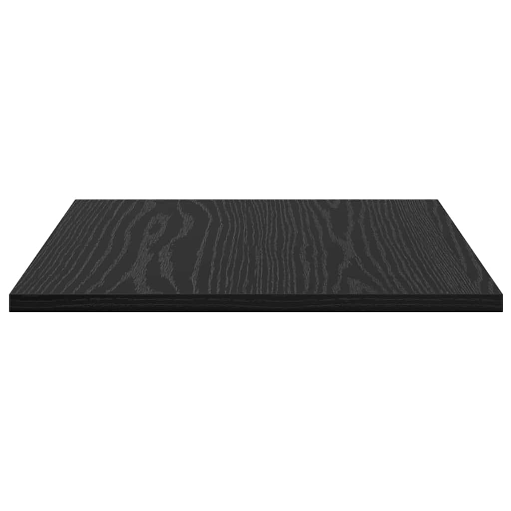 Bokhyllebrett 4 pcs Svart 40 x 40 x 1,5 cm Konstruert tre