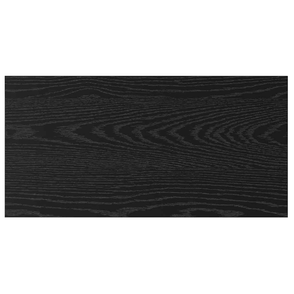 Bokhyllebrett 4 pcs Svart 60 x 30 x 1,5 cm Konstruert tre