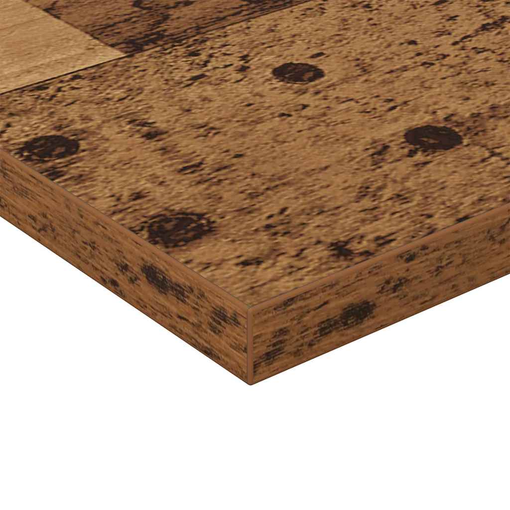 Bokhyllebrett 4 pcs Brun 60 x 40 x 1,5 cm Konstruert tre