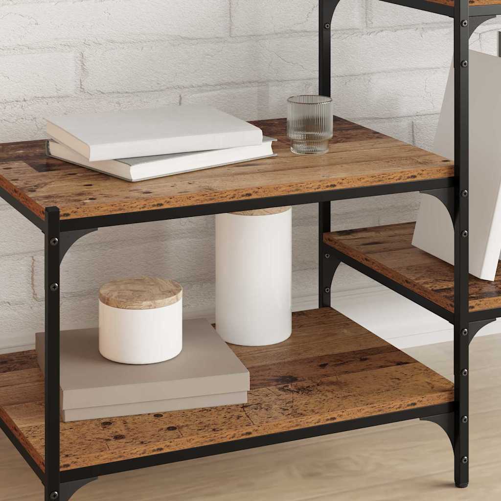 Bokhyllebrett 4 pcs Brun 60 x 40 x 1,5 cm Konstruert tre