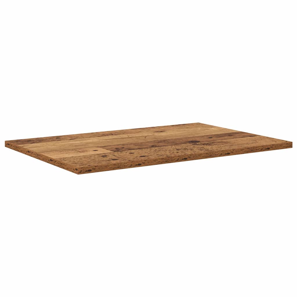 Bokhyllebrett 4 pcs Brun 60 x 40 x 1,5 cm Konstruert tre
