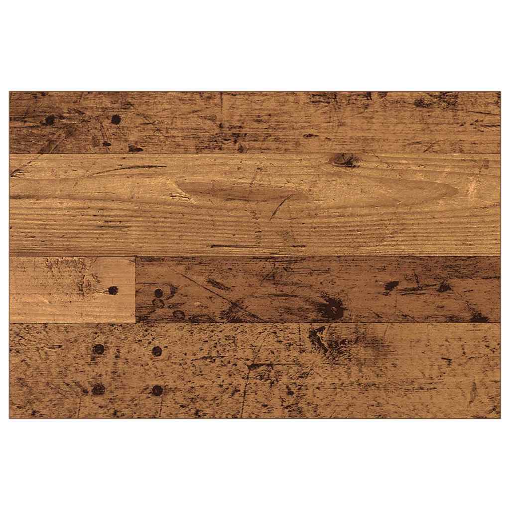 Bokhyllebrett 4 pcs Brun 60 x 40 x 1,5 cm Konstruert tre