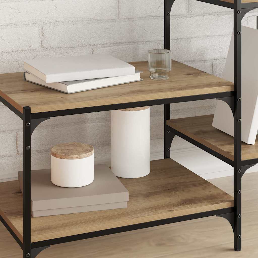Bokhyllebrett 3 nivåer 4 pcs 60 x 40 x 1,5 cm Konstruert tre
