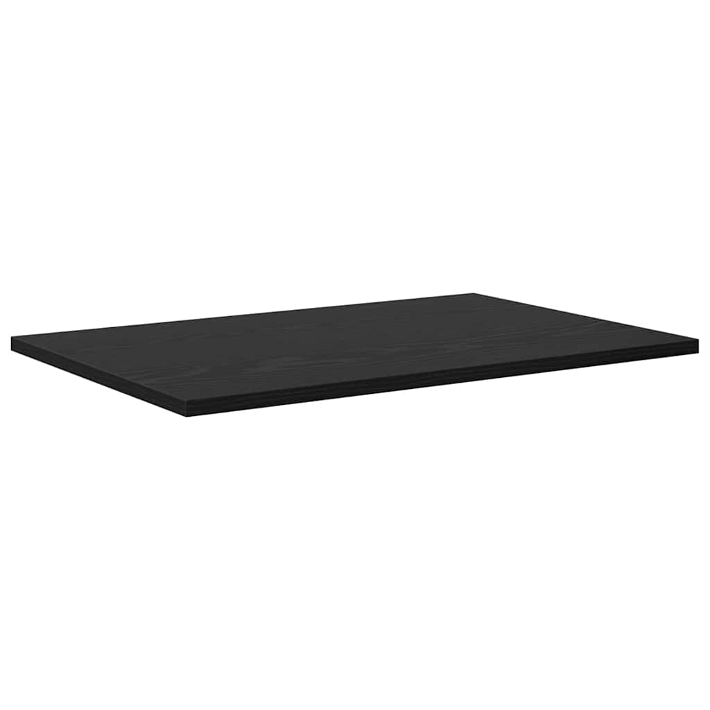 Bokhyllebrett 4 pcs Svart 60 x 40 x 1,5 cm Konstruert tre