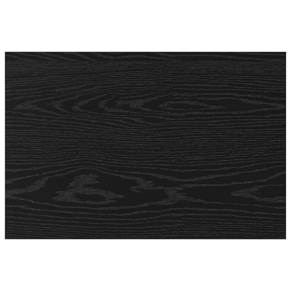 Bokhyllebrett 4 pcs Svart 60 x 40 x 1,5 cm Konstruert tre