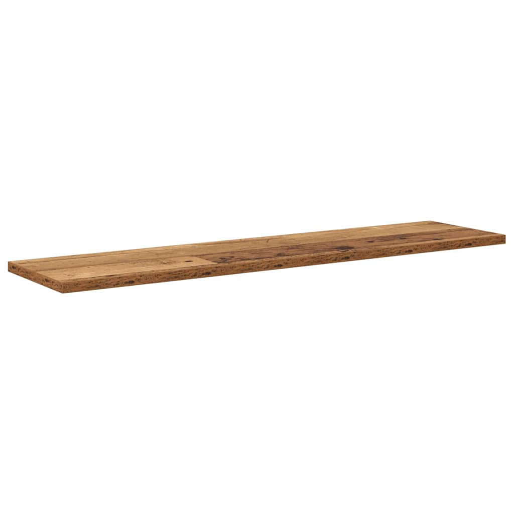 Bokhyllebrett 4 pcs Brun 80 x 20 x 1,5 cm Konstruert tre
