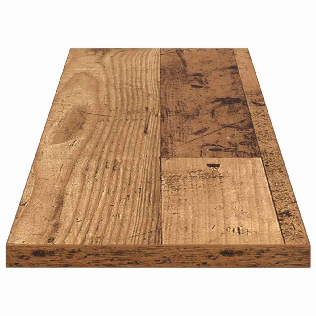 Bokhyllebrett 4 pcs Brun 80 x 20 x 1,5 cm Konstruert tre