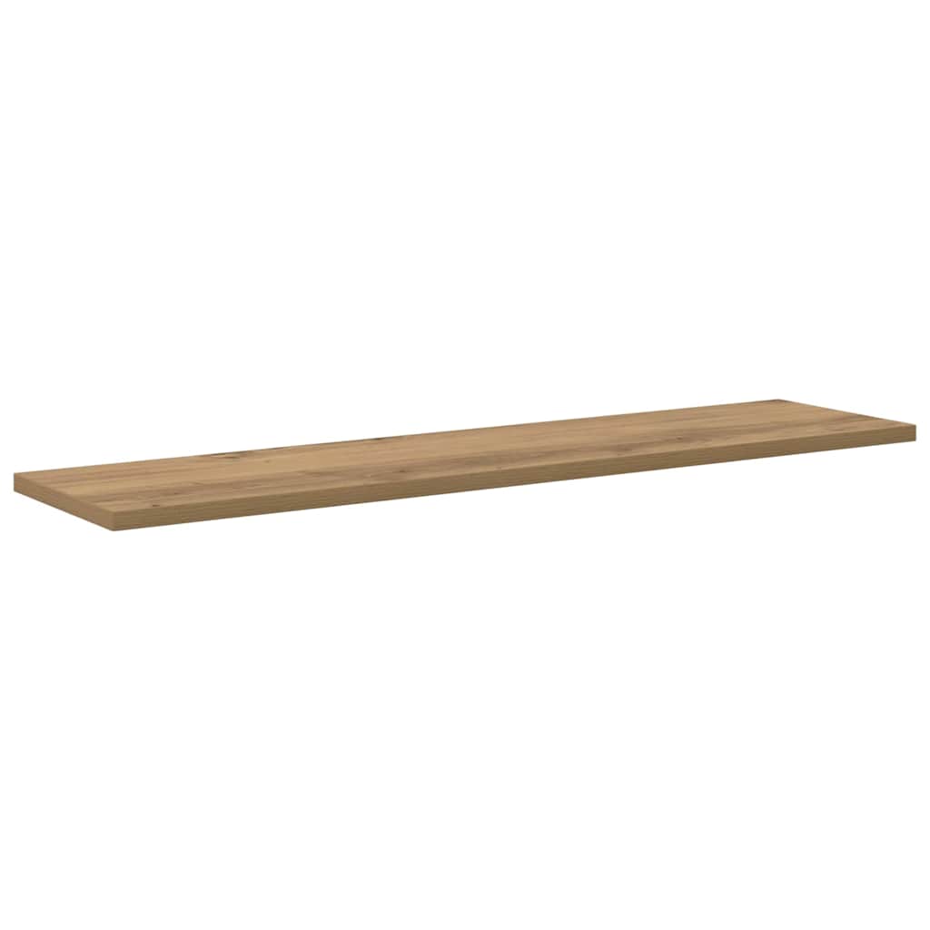 Bokhyllebrett 4 pcs Brun 80 x 20 x 1,5 cm Konstruert tre