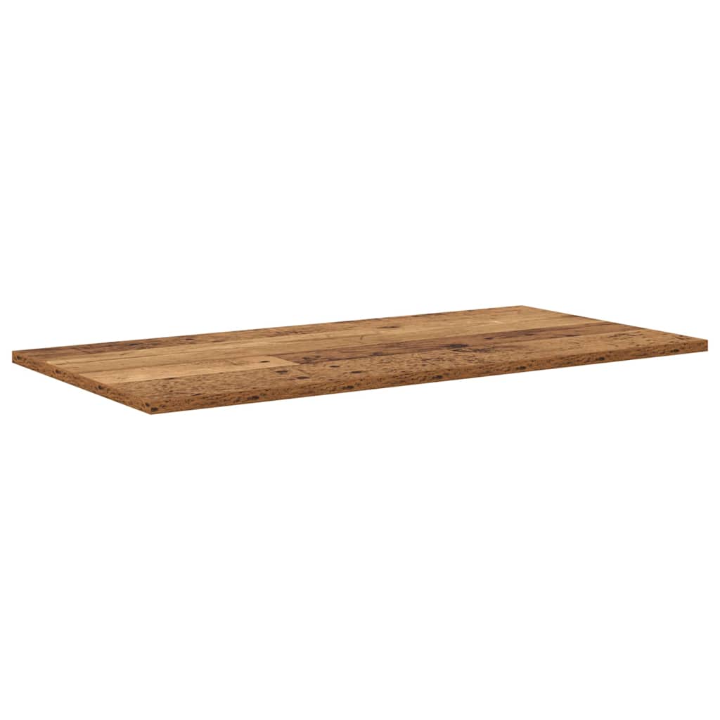 Bokhyllebrett 4 pcs Brun 80 x 40 x 1,5 cm Konstruert tre