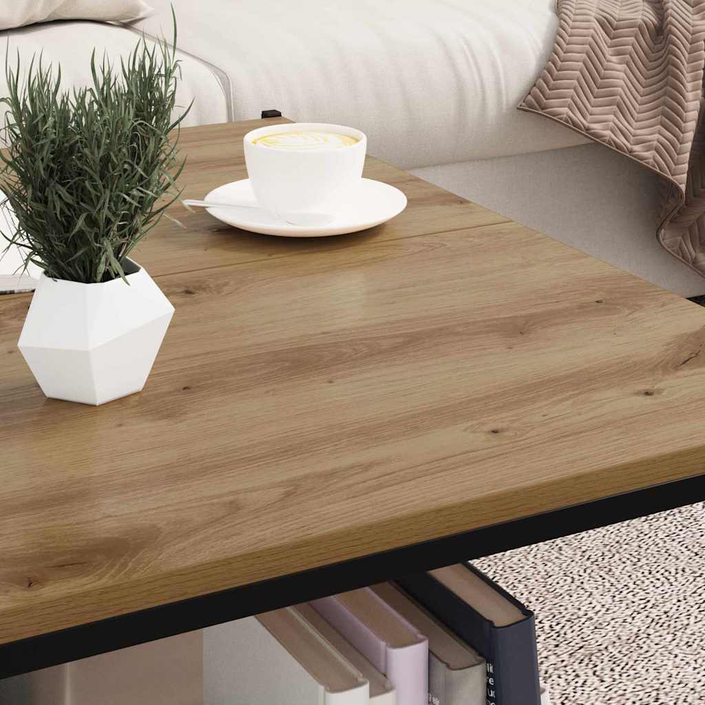 Bokhyllebrett 4 pcs Brun 80 x 40 x 1,5 cm Konstruert tre
