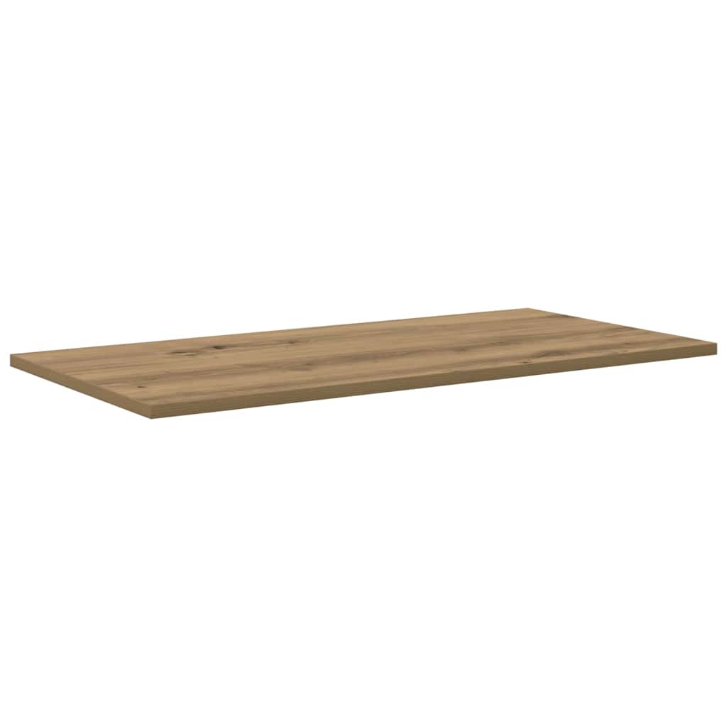 Bokhyllebrett 4 pcs Brun 80 x 40 x 1,5 cm Konstruert tre