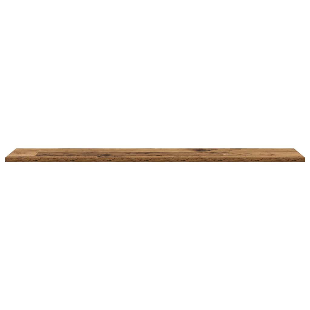 Bokhyllebrett 4 pcs Brun 100 x 20 x 1,5 cm Konstruert tre