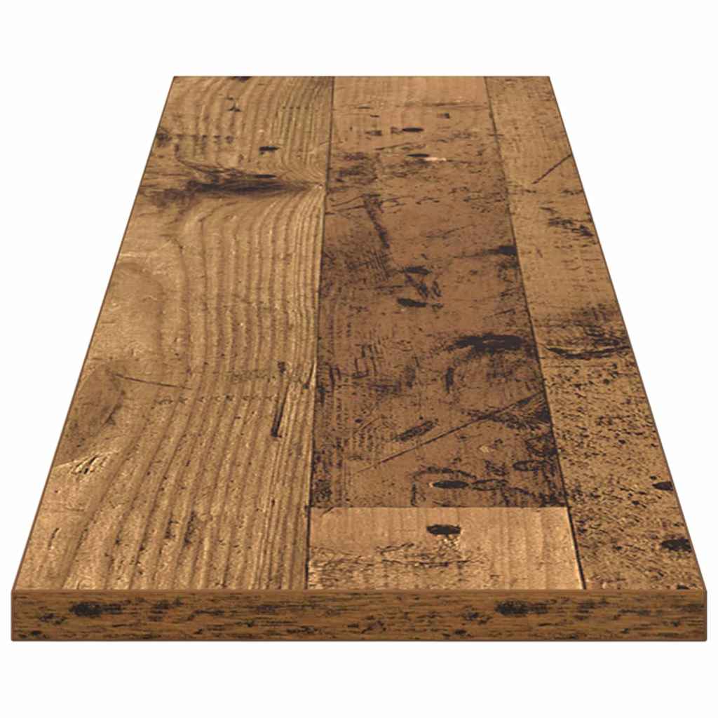 Bokhyllebrett 4 pcs Brun 100 x 20 x 1,5 cm Konstruert tre