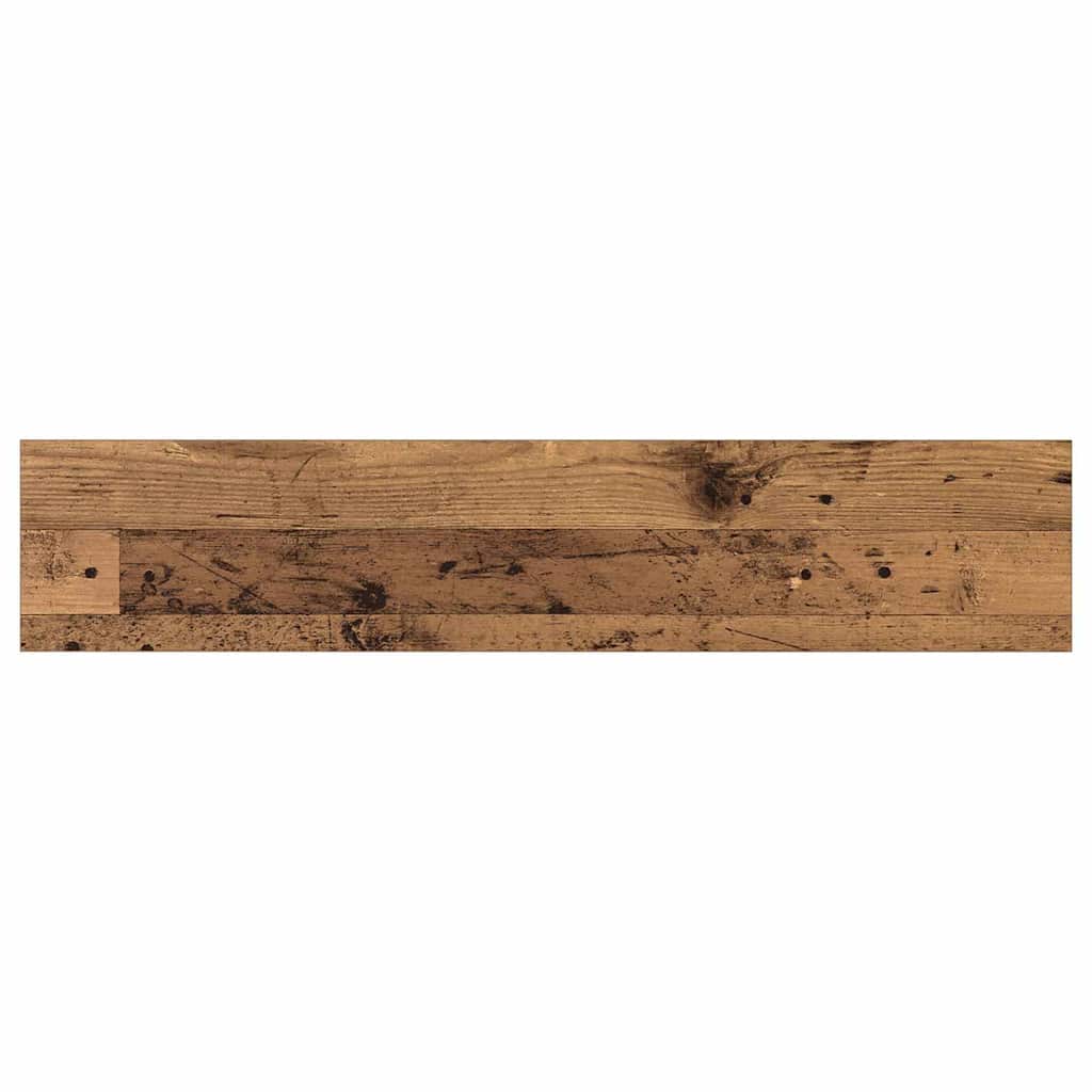 Bokhyllebrett 4 pcs Brun 100 x 20 x 1,5 cm Konstruert tre