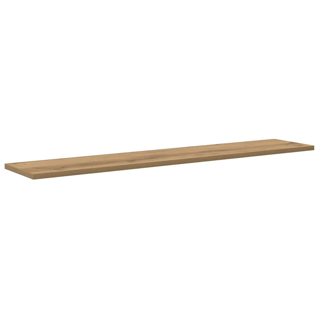 Bokhyllebrett 3 nivåer 4 pcs 100 x 20 x 1,5 cm Konstruert tre