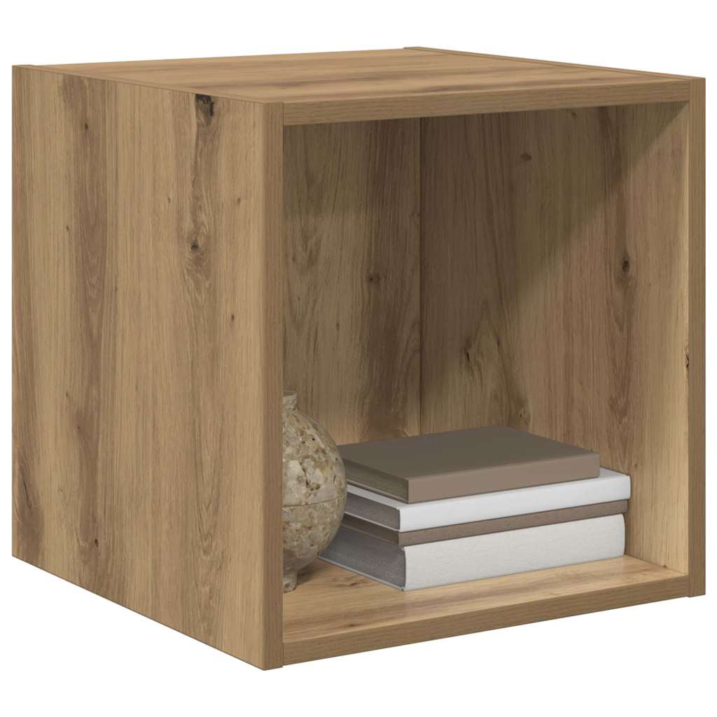 Veggskap med hylle Artisan Eik 37 x 37 x 37 cm Konstruert tre