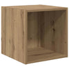 Veggskap 2 pcs artisan eik 37 x 37 x 37 cm Konstruert tre