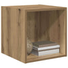 Veggskap 2 pcs artisan eik 37 x 37 x 37 cm Konstruert tre