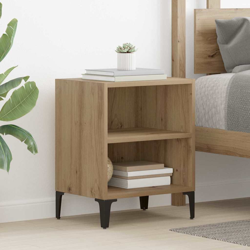 Nattbordskap 2 stk. Artisan Eik 40 x 30 x 50 cm Konstruert tre