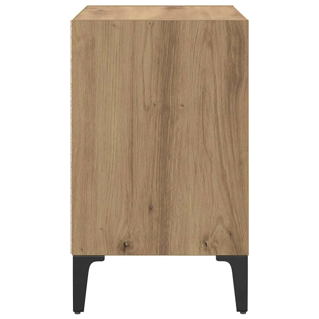 Nattbordskap 2 stk. Artisan Eik 40 x 30 x 50 cm Konstruert tre