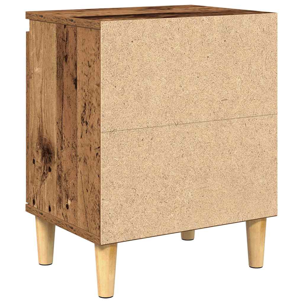 Nattbordskap Gammelt tre 40 x 30 x 50 cm Konstruert tre