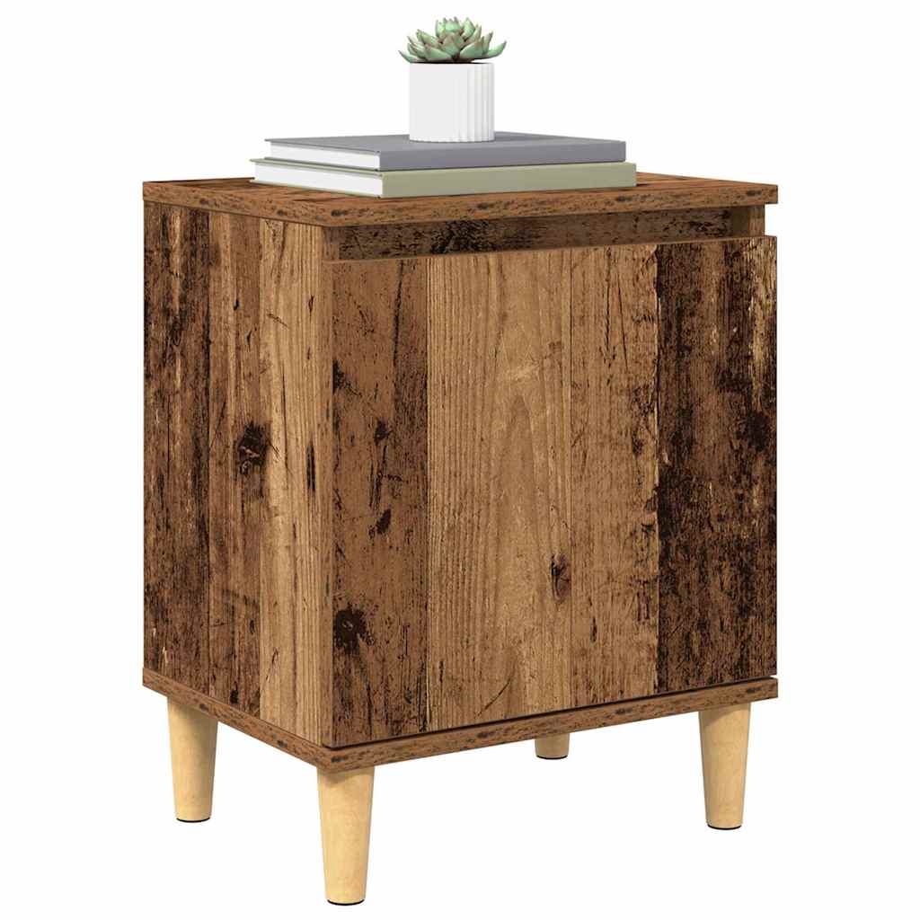 Nattbordskap Gammelt tre 40 x 30 x 50 cm Konstruert tre