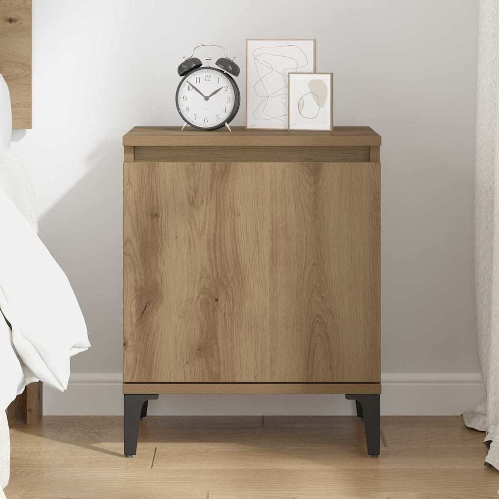 Nattbordskap Artisan Eik 40 x 30 x 50 cm Konstruert tre